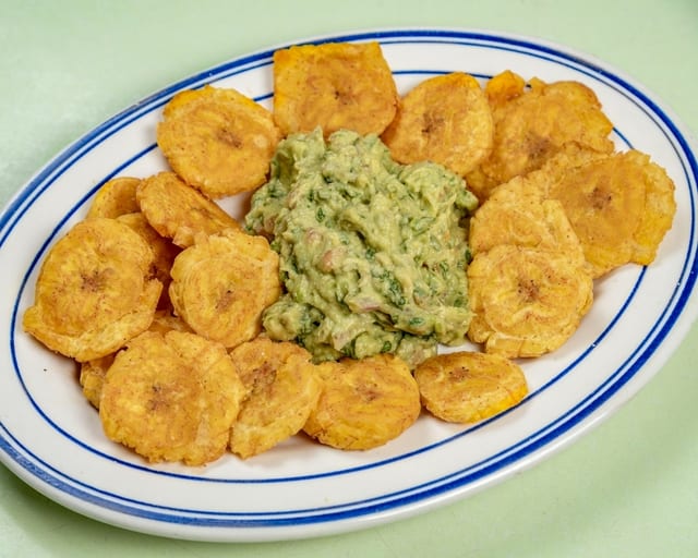 Tostones & Guacamole.
