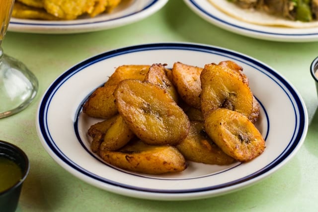 Side of Sweet Plantains.