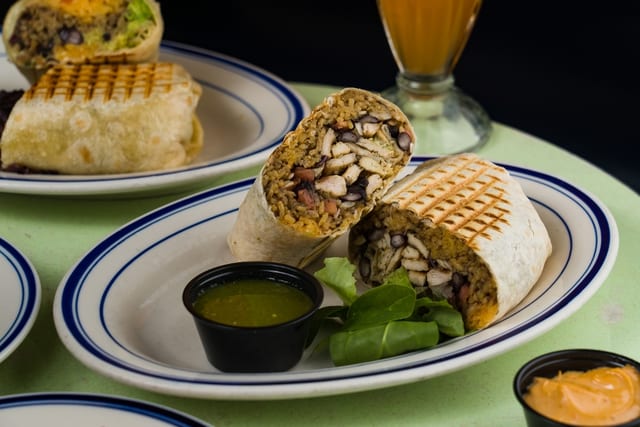 Grilled Chicken & Salsa Verde Burrito.
