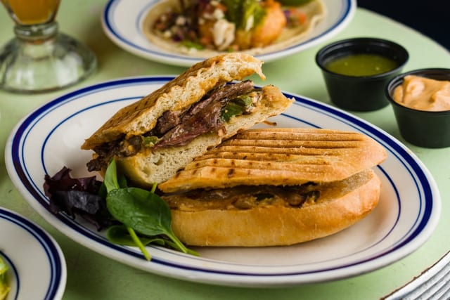 Grilled Steak Torta.